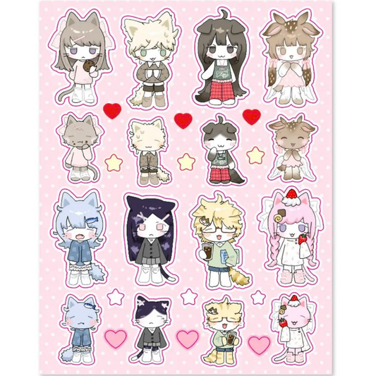 [Arsene] Human Cat Sticker