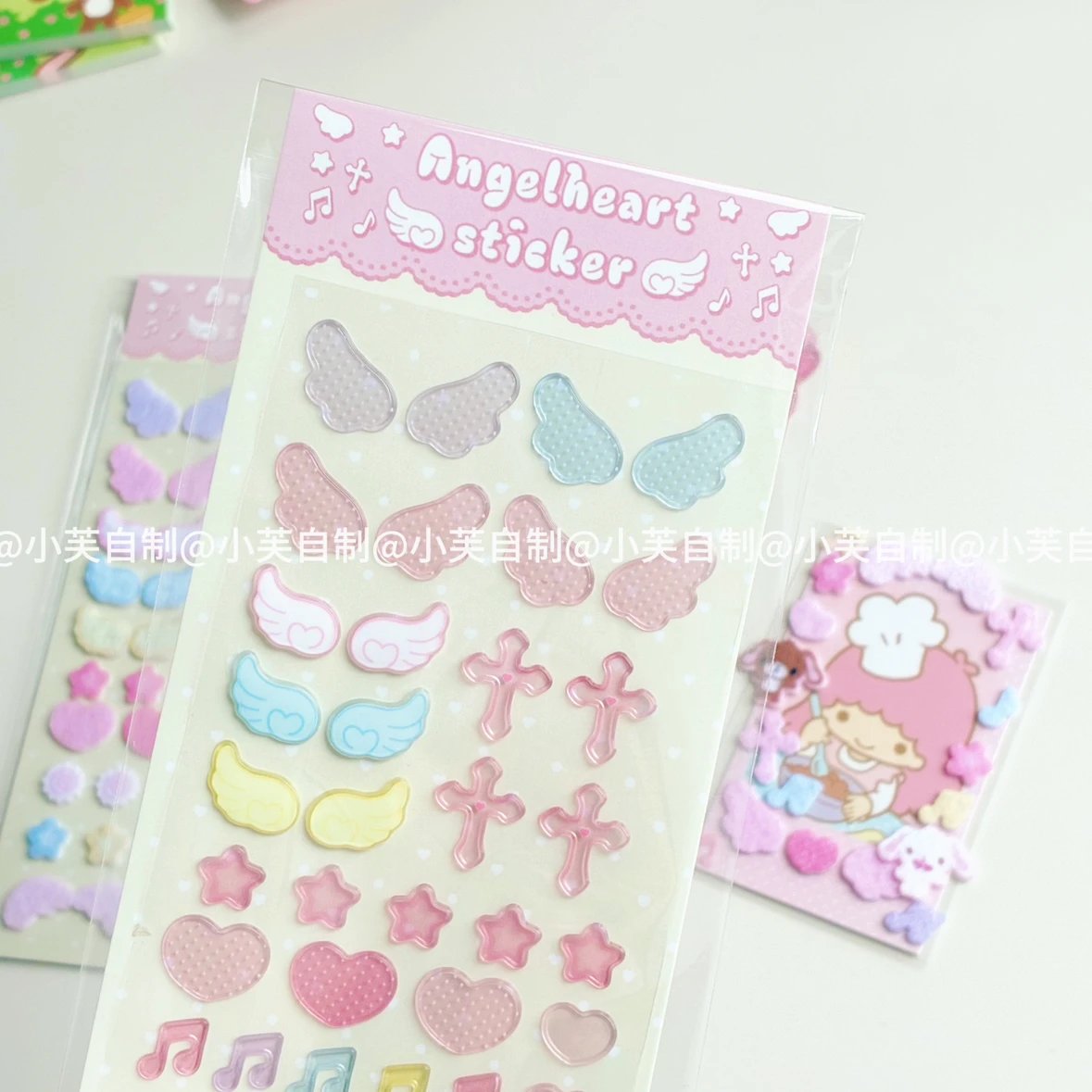 Byfufu Angel Heart Sticker