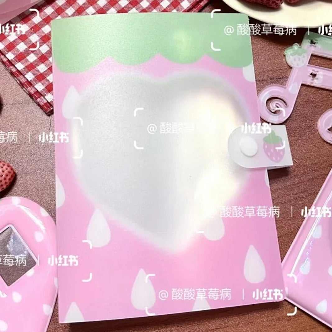 Strawberry Land A6 Fixed Page Storage Folder