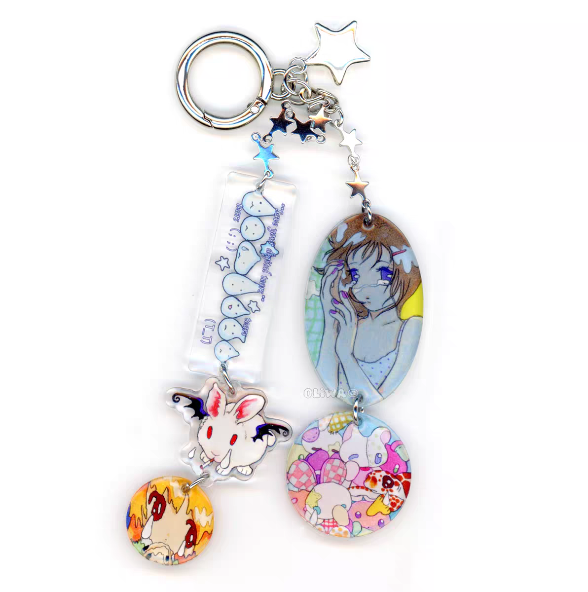 [Oliwa] Digital Tears Keychain