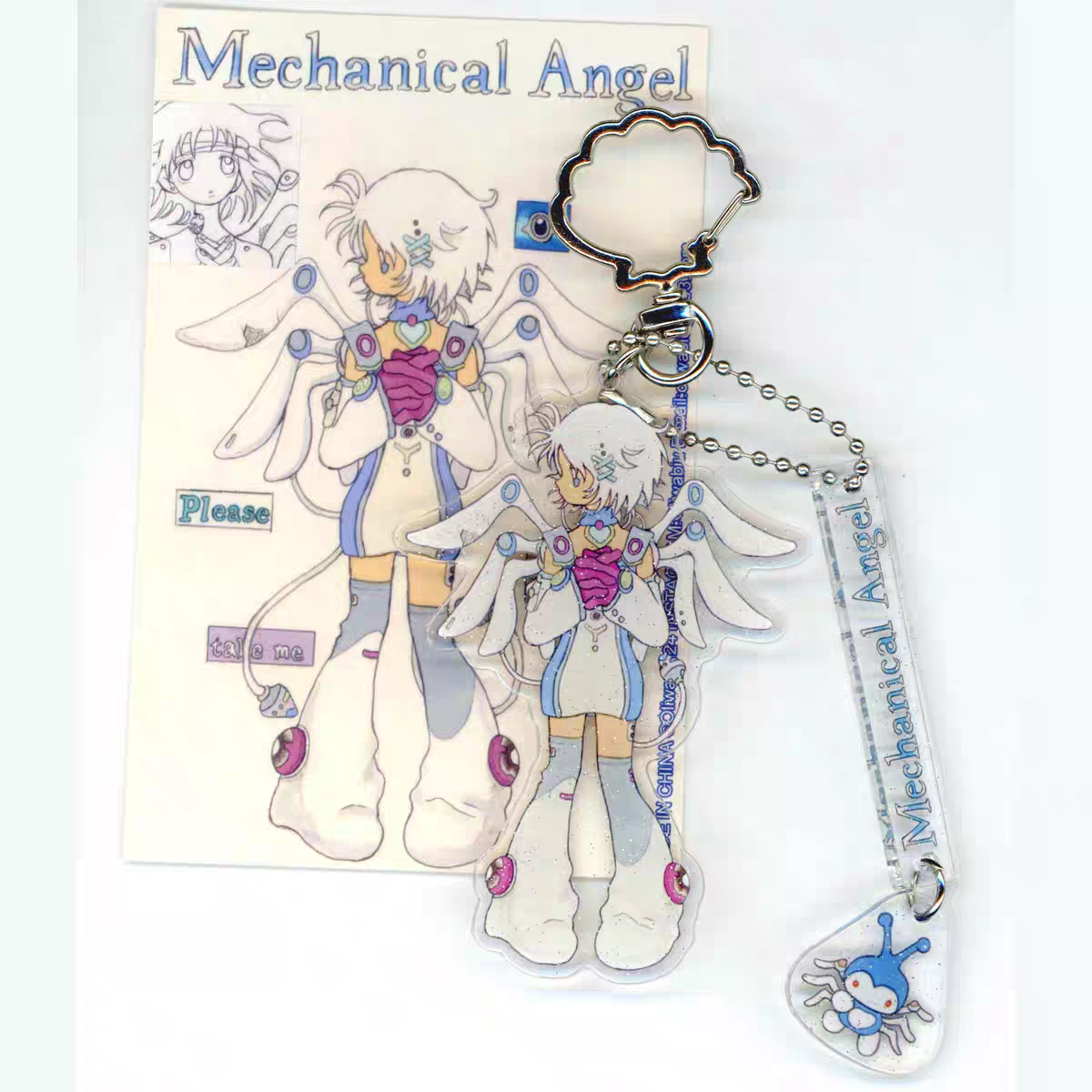 [Oliwa] Mechanical Angel Keychain