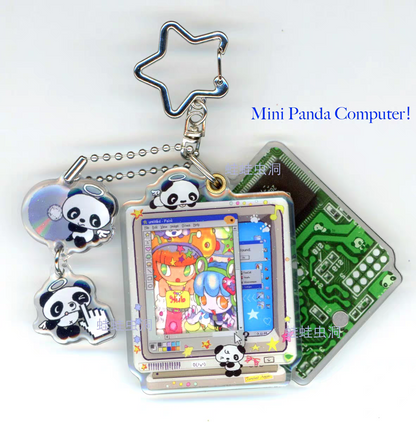 [Oliwa] Mini Panda Computer Keychain