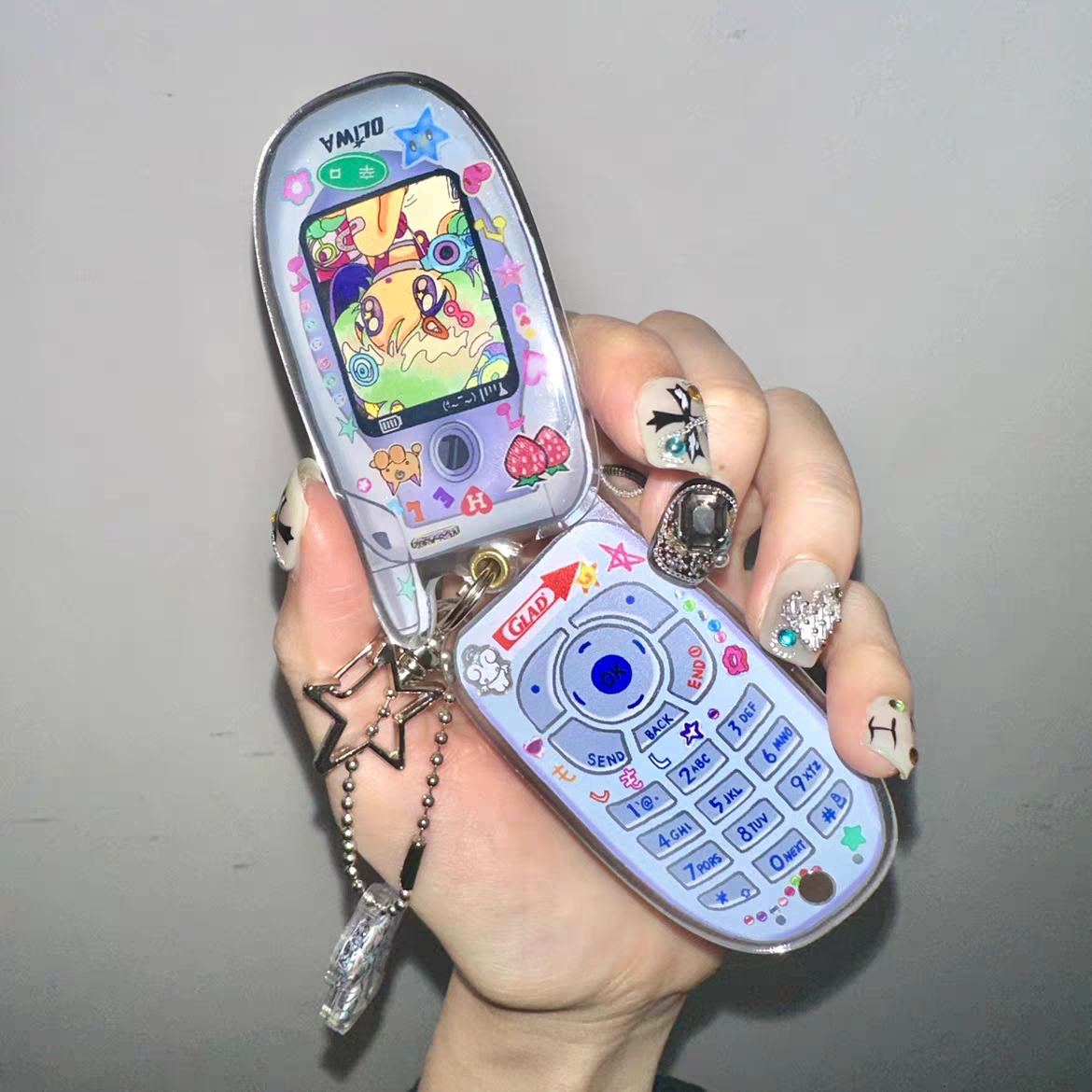 [Oliwa] Mini Mobile Phone Keychain