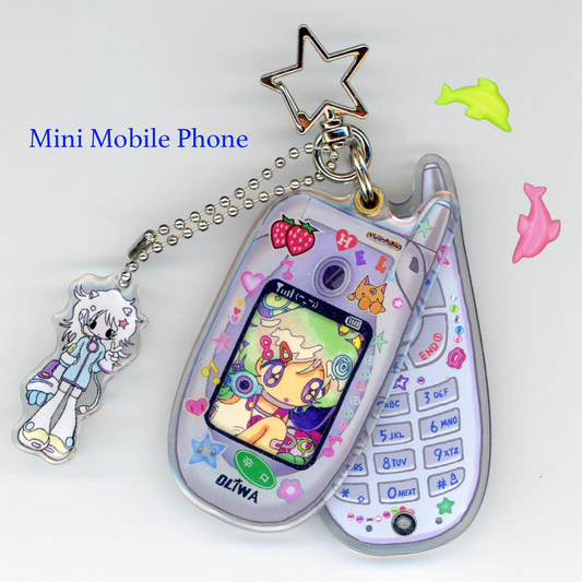 [Oliwa] Mini Mobile Phone Keychain