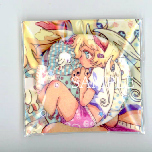 [Oliwa] Angel Dreamy Pin Button