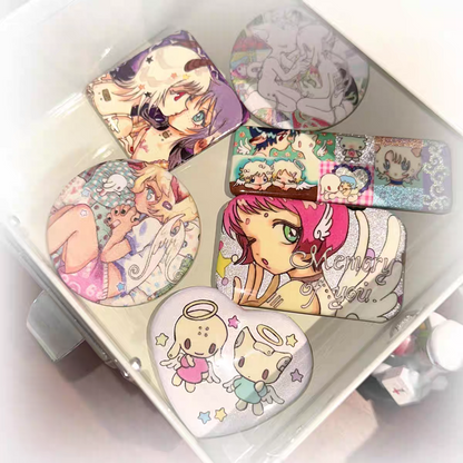 [Oliwa] Angel Dreamy Pin Button