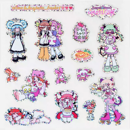 Oliwa Angel Devil Maid Cafe Sticker