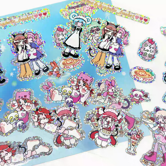 Oliwa Angel Devil Maid Cafe Sticker