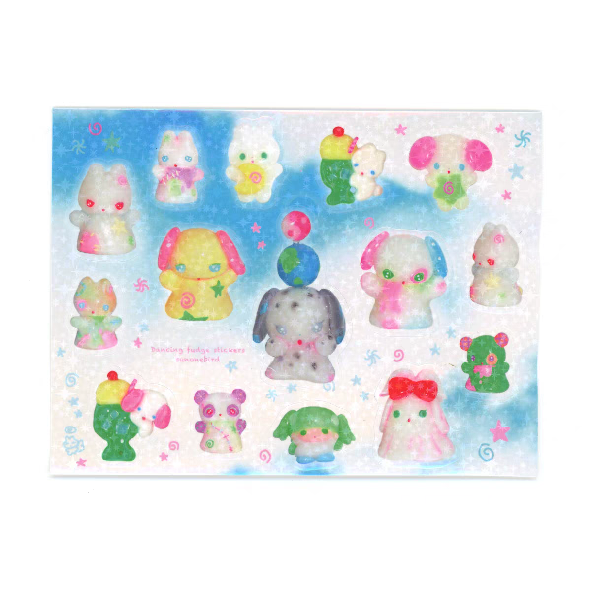 Sunonebird Dancing Fudge Sticker