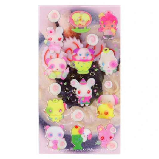 Sunonebird Bird Puffy Sticker
