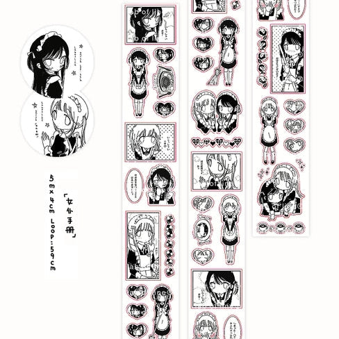 Lab of Line Maid Handbook Kiss Cut Tape