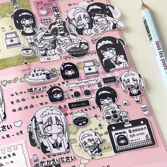 Lab of Line Denpa Cafe Sticker