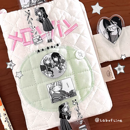 Lab of Line Denpa Girl Kiss Cut Sticker