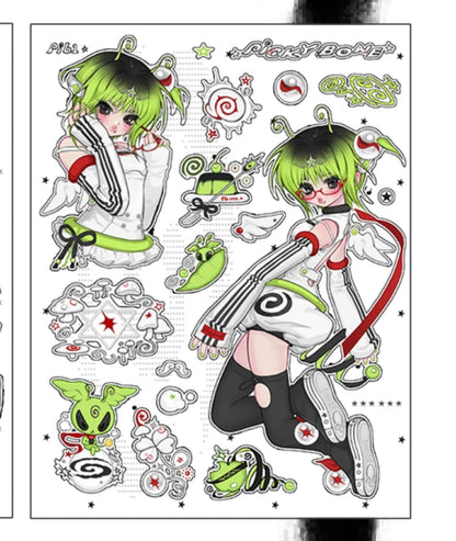 [Pickybone] No Signal Clear Sticker