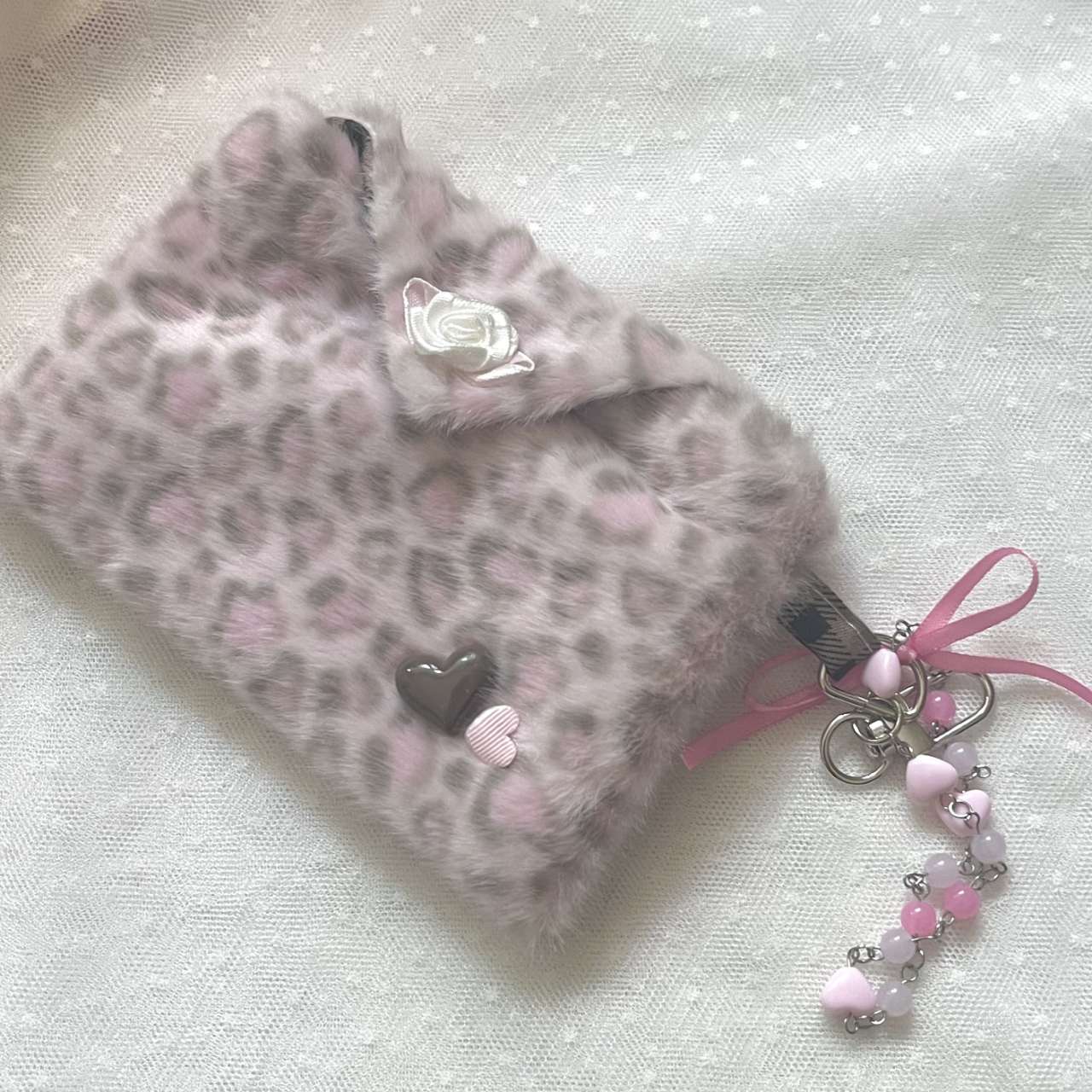 [Handmade] Leopard Print Pouch