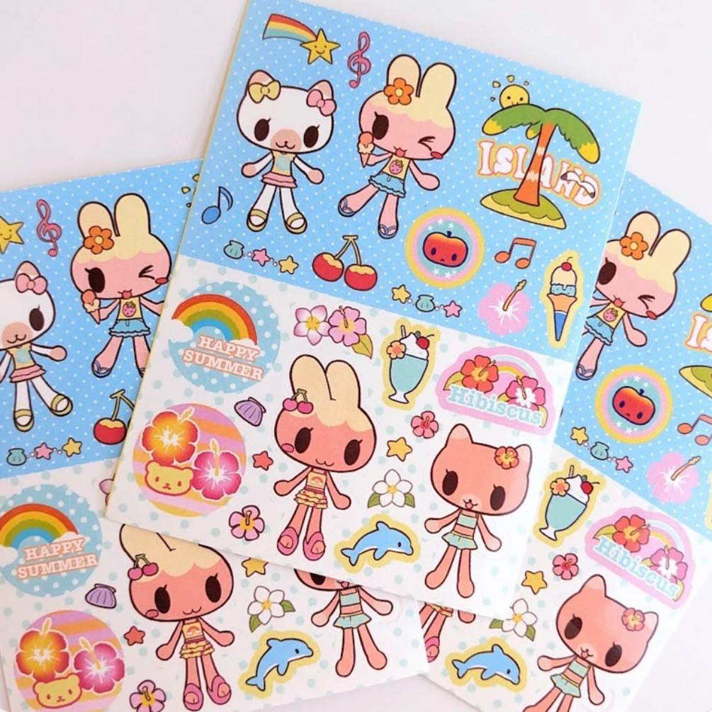 Heartwarmingclub Summer Island Sticker