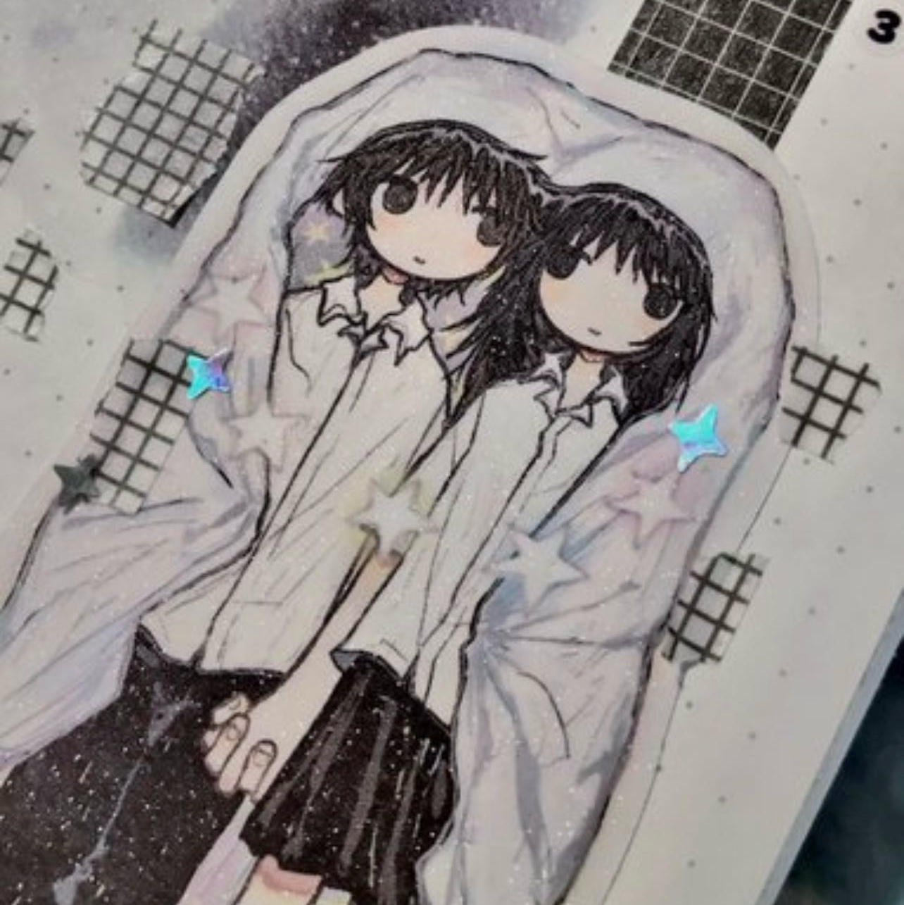[Amustew] Staying With Me Sticker Sicker