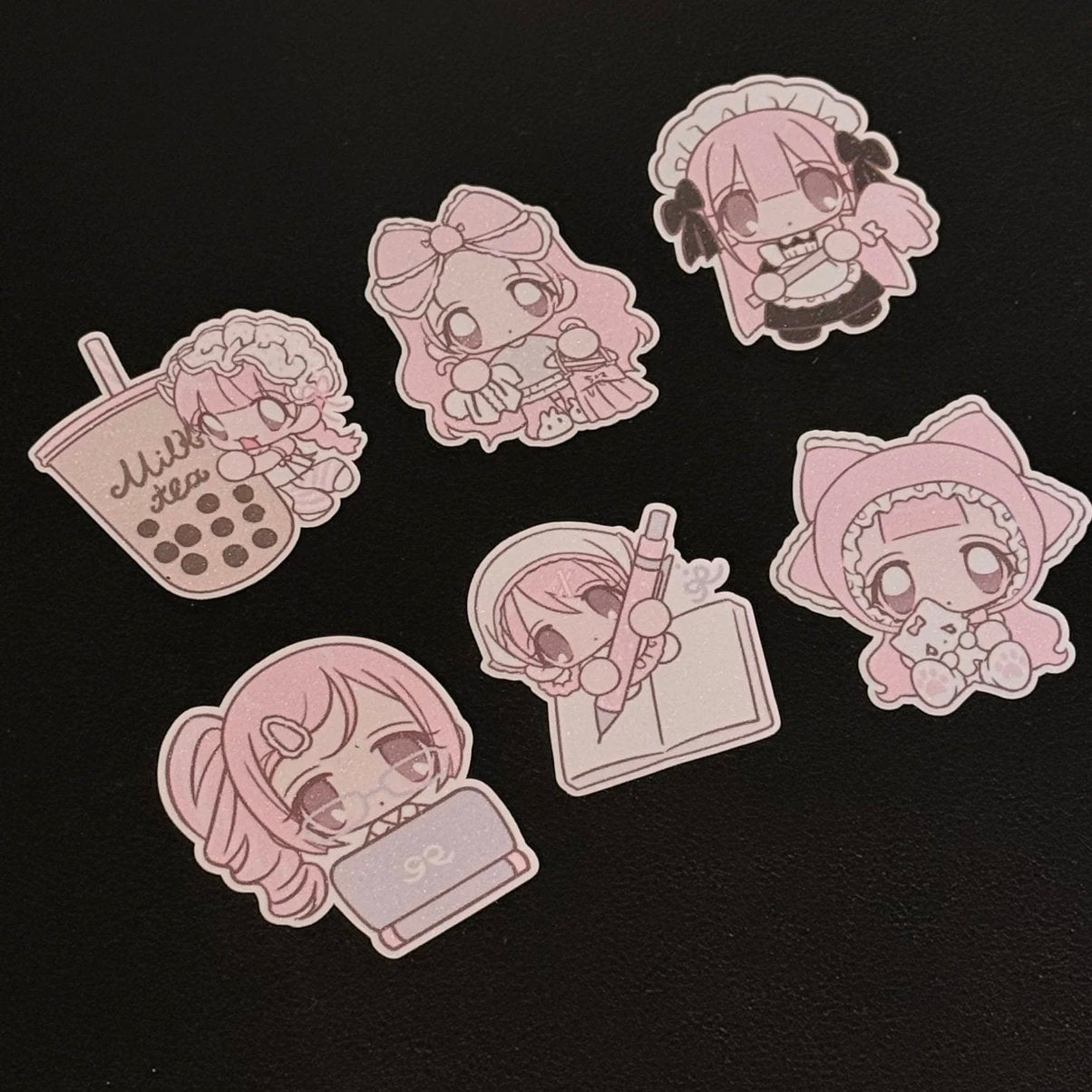 Pumpum & Kiyoisland Sandy Gliter Sticker Pack
