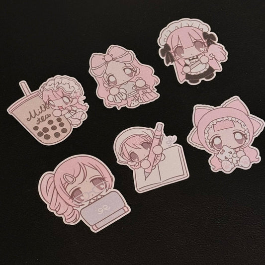 Pumpum & Kiyoisland Sandy Gliter Sticker Pack