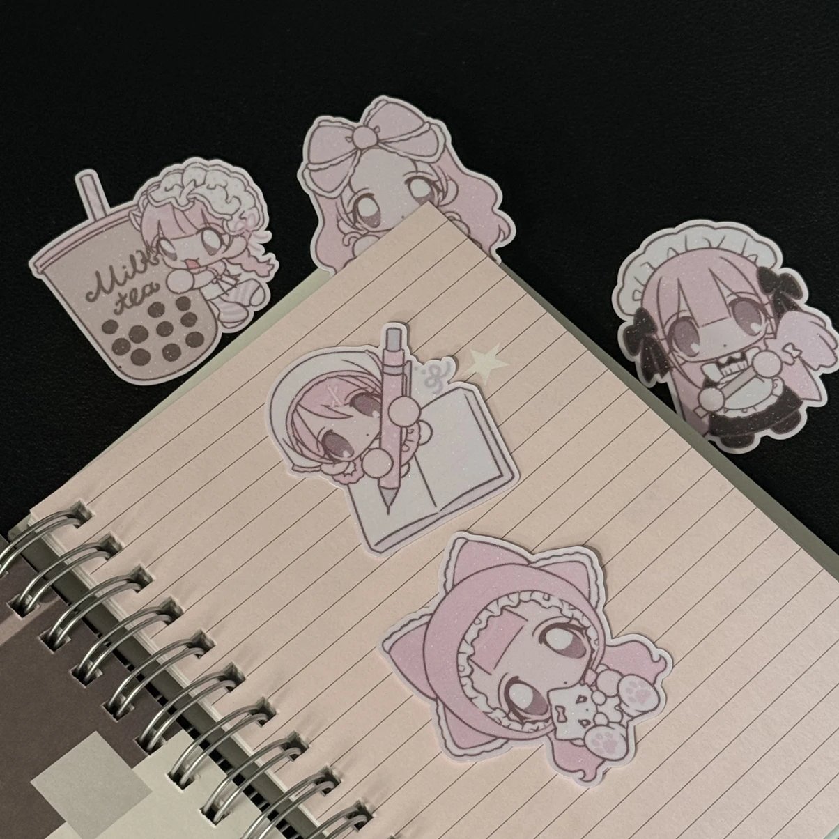 Pumpum & Kiyoisland Sandy Gliter Sticker Pack