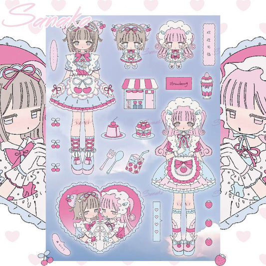 Rian Pink Swirl Sticker