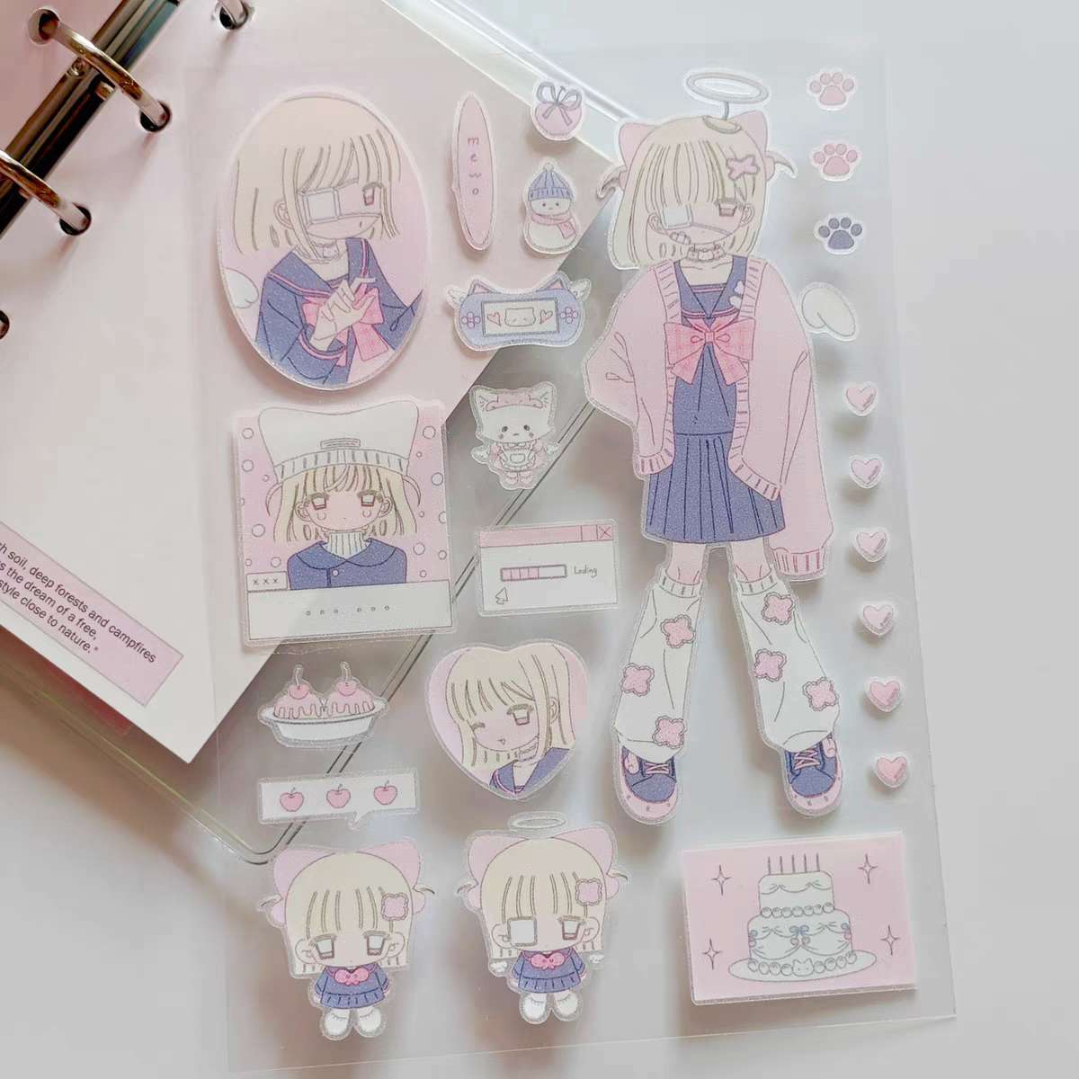 Rian Angel With Me Sticker #3
