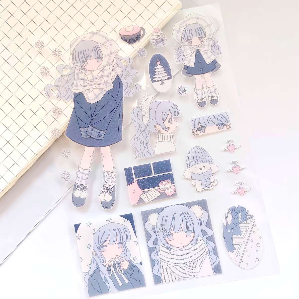 Rian Winter Night Sticker