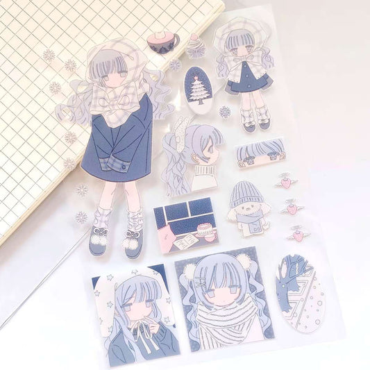 Rian Winter Night Sticker
