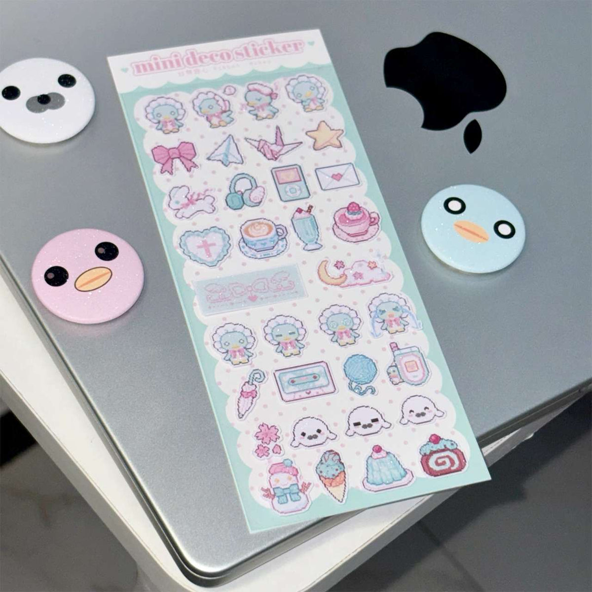 [Ribbon Honey] Seal & Penguin Deco Sticker