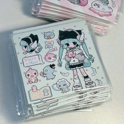 [Ribbon Honey] Seal & Penguin Character Sticker