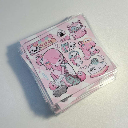 [Ribbon Honey] Seal & Penguin Character Sticker
