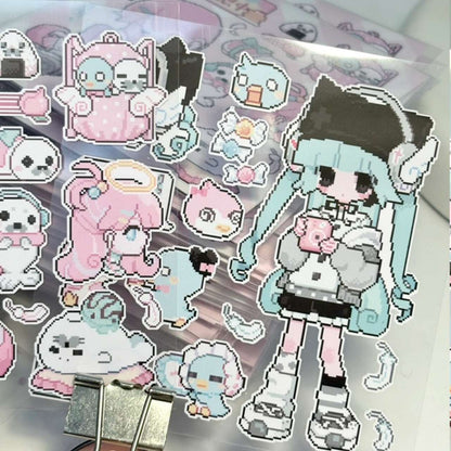 [Ribbon Honey] Seal & Penguin Character Sticker