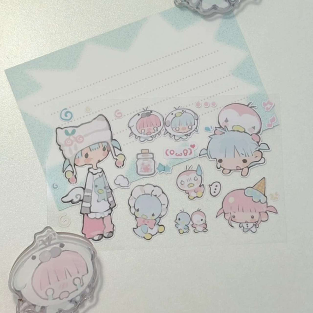 [Ribbon Honey] Seal & Penguin Sticker