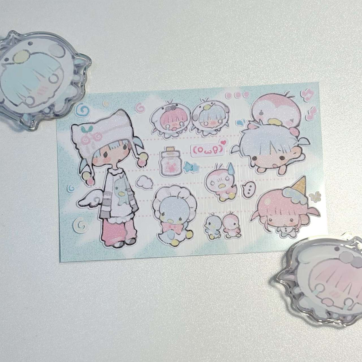 [Ribbon Honey] Seal & Penguin Sticker