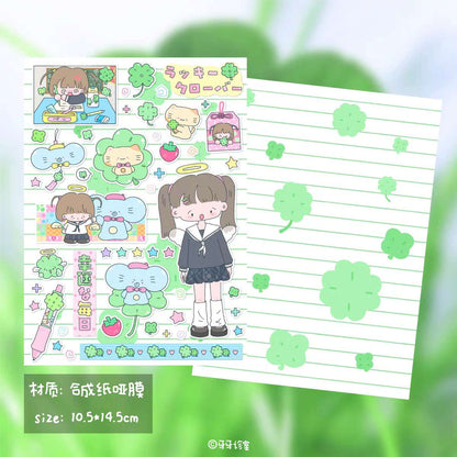 Tooth Store Clover Character Sticker