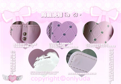 Onlyuda & Pumpum Diamonds Pink Binder