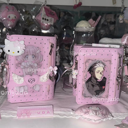 Onlyuda & Pumpum Diamonds Pink Binder