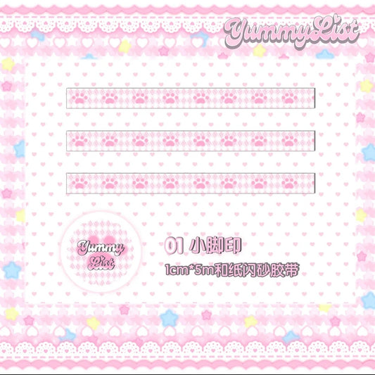 Yummylist Glitter Washi Tape
