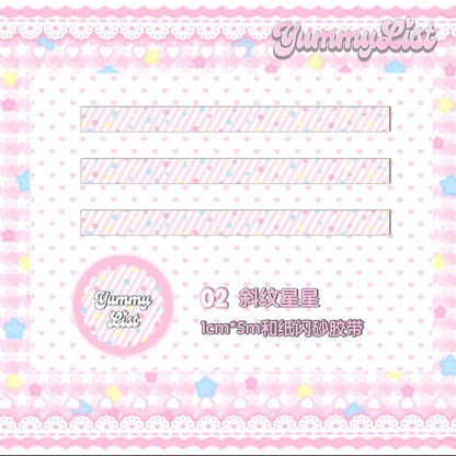 Yummylist Glitter Washi Tape