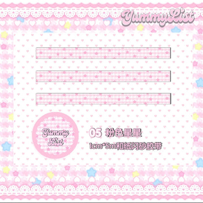 Yummylist Glitter Washi Tape