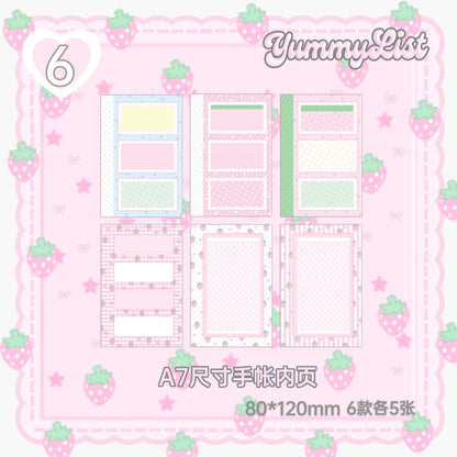 Yummylist A7 Refill Page#6 30p