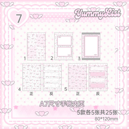 Yummylist A7 Refill Page#7 25p