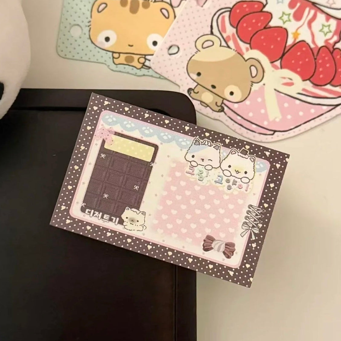 Chocolate Cat Mini Memo Pad