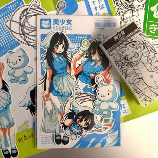 [Heeming] Konbini Girl Sticker