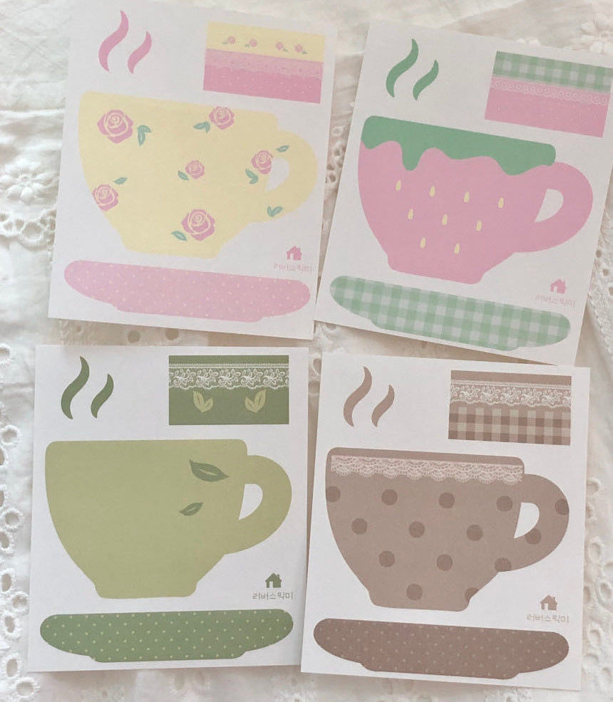 [Lovers Pick Me] Fruit Teacup Sticker Pack