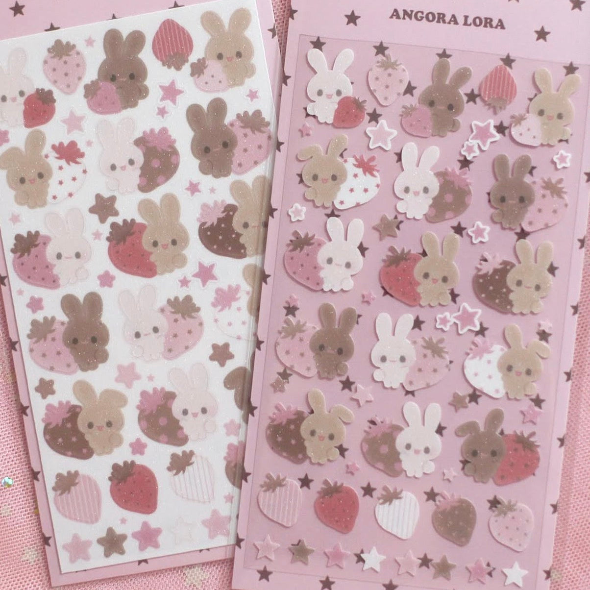 [Angora Lora] Strawberry Chocolate Sticker