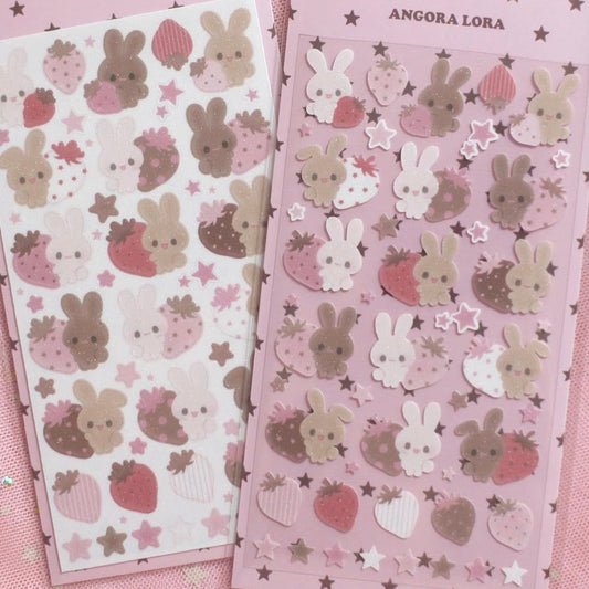 [Angora Lora] Strawberry Chocolate Sticker