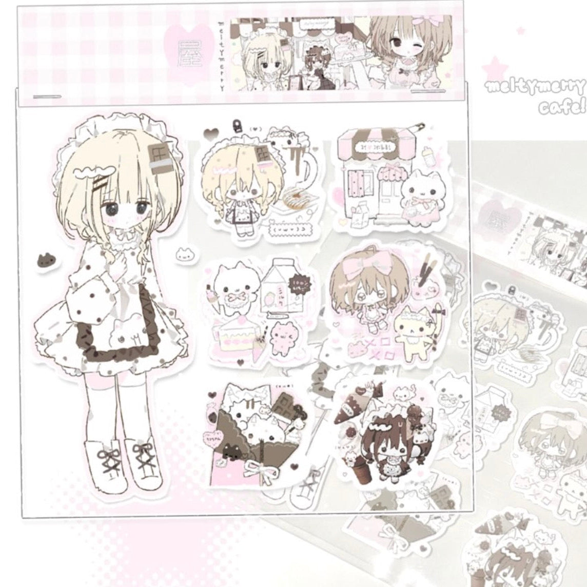 [Six9w] Meltymerry Cafe Sticker