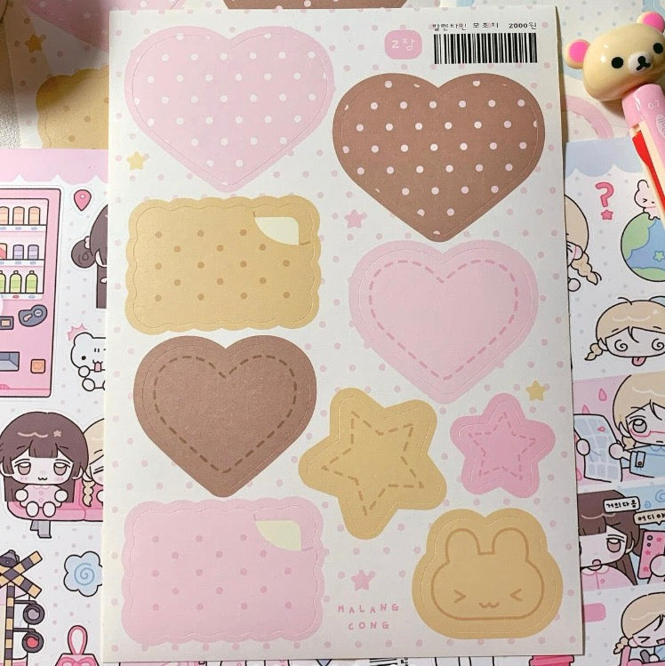 [Malangcong] Cookie Paper Sticker