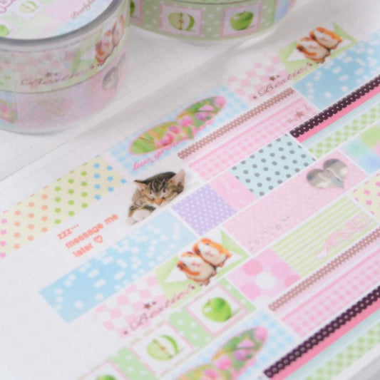 Pearly Button Private Mode Square Kiss Cut Tape